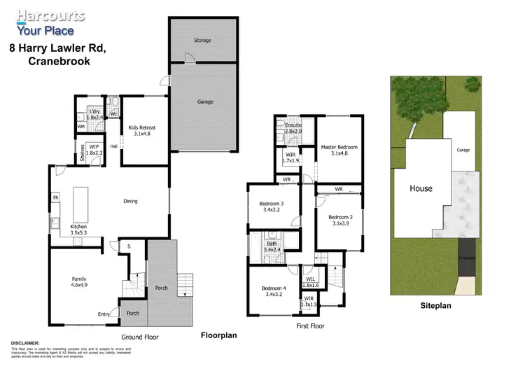Floorplan of Homely house listing, 8 Harry Lawler Road, Cranebrook NSW 2749