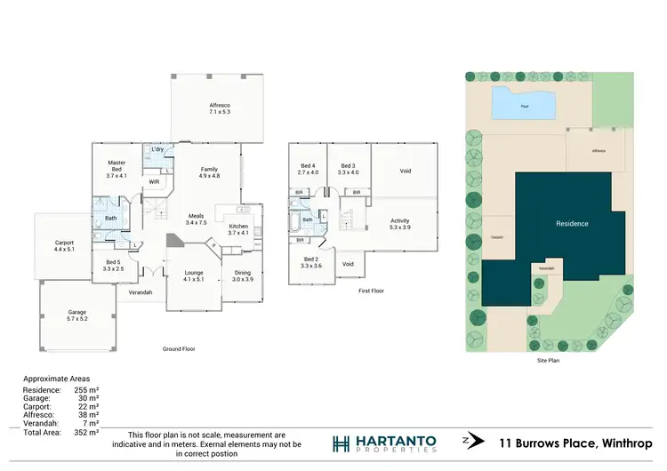 Floorplan of Homely house listing, 11 Burrows Place, Winthrop WA 6150