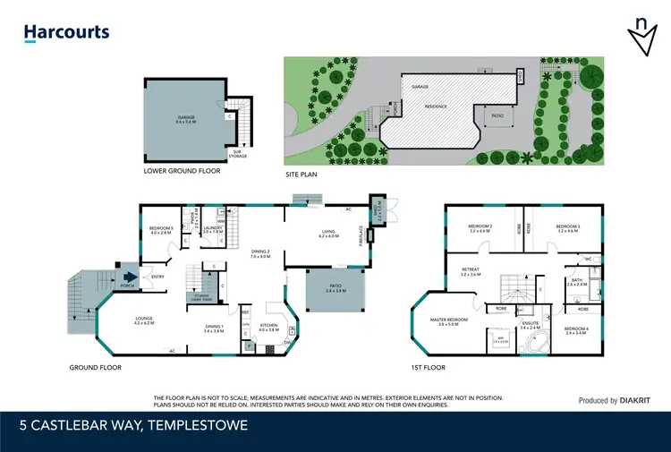 Floorplan of Homely house listing, 5 Castlebar Way, Templestowe VIC 3106