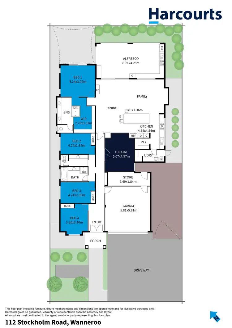 Floorplan of Homely house listing, 112 Stockholm Road, Wanneroo WA 6065