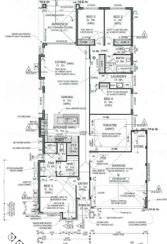 Floorplan of Homely house listing, 10 Danforth Crescent, Alkimos WA 6038