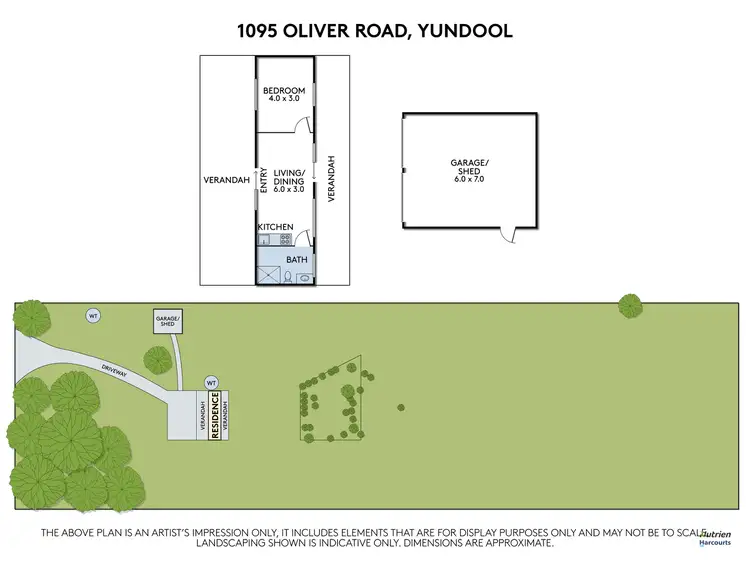 Floorplan of Homely house listing, 1095 Oliver Road, Yundool VIC 3727
