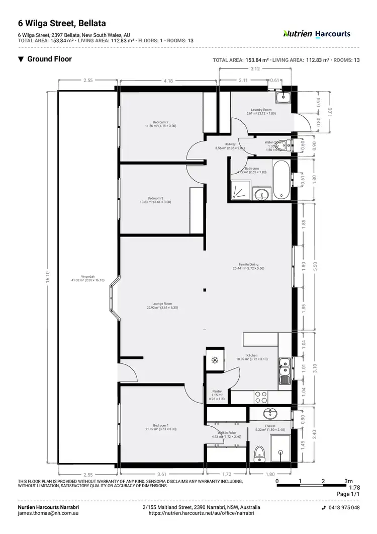 Floorplan of Homely house listing, 6 Wilga Street, Bellata NSW 2397