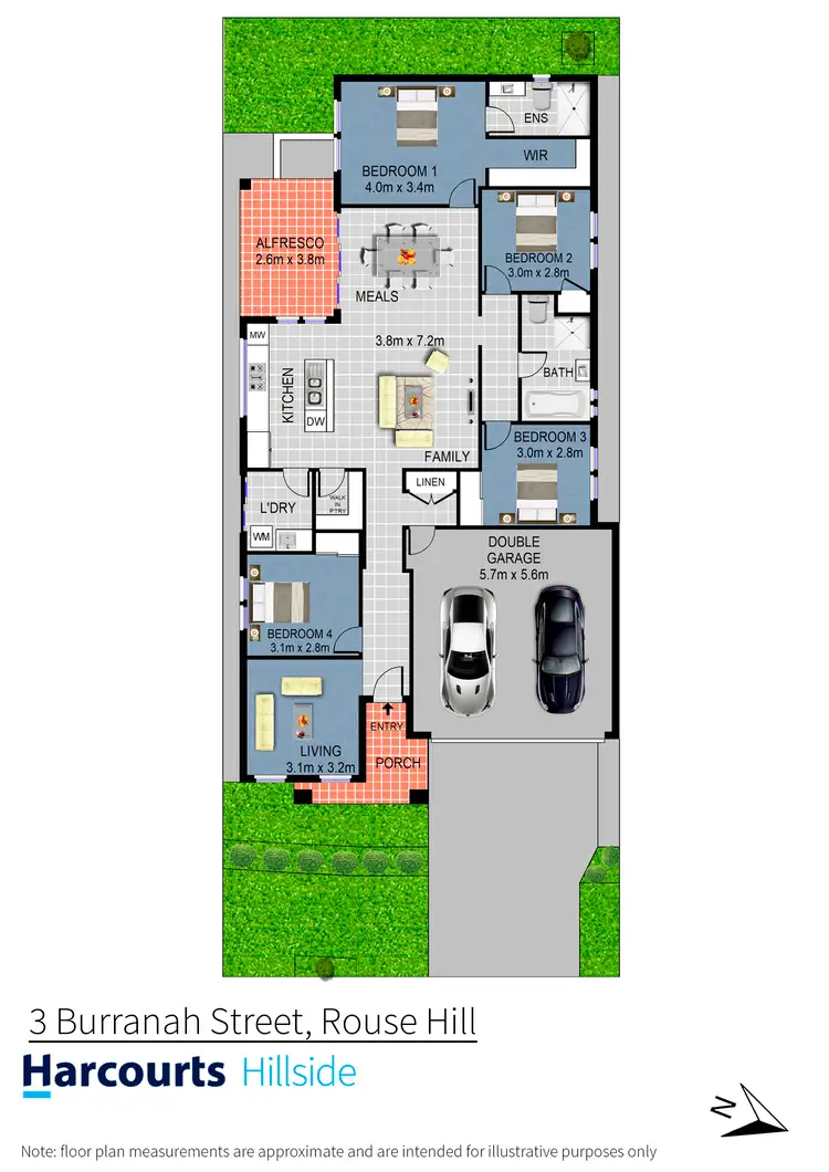 Floorplan of Homely house listing, 3 Burranah Street, Rouse Hill NSW 2155