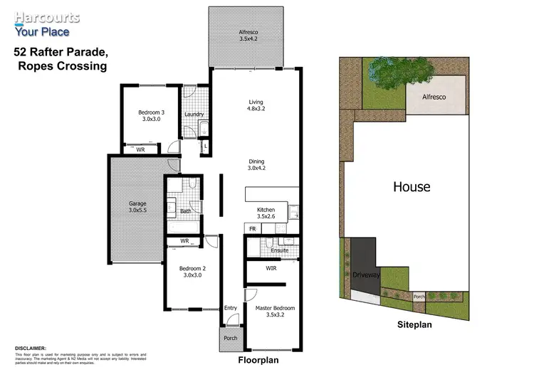 Floorplan of Homely house listing, 52 Rafter Parade, Ropes Crossing NSW 2760