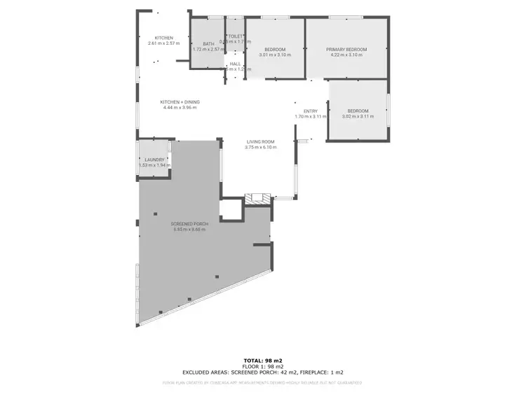Floorplan of Homely house listing, 4 Douglas Place, Ulverstone TAS 7315