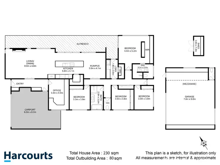 Floorplan of Homely house listing, 11 London Way, Kingston TAS 7050