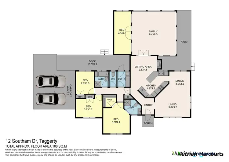 Floorplan of Homely house listing, 12 Southam Drive, Taggerty VIC 3714