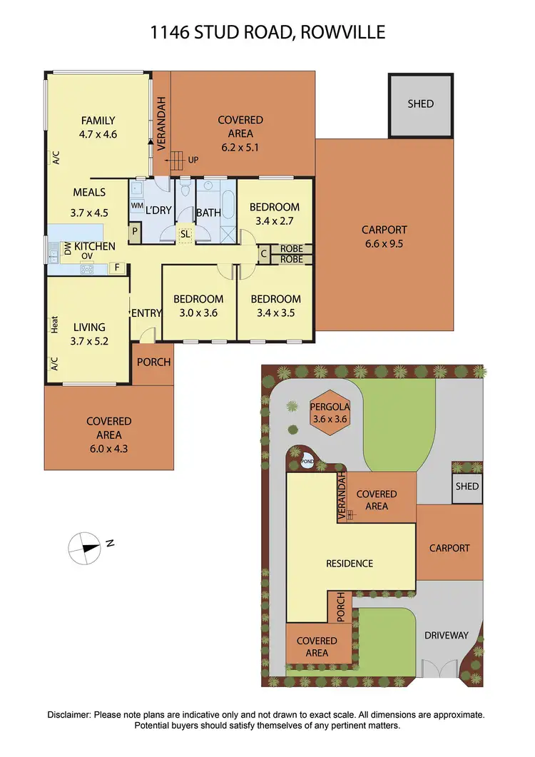 Floorplan of Homely house listing, 1146 Stud Road, Rowville VIC 3178
