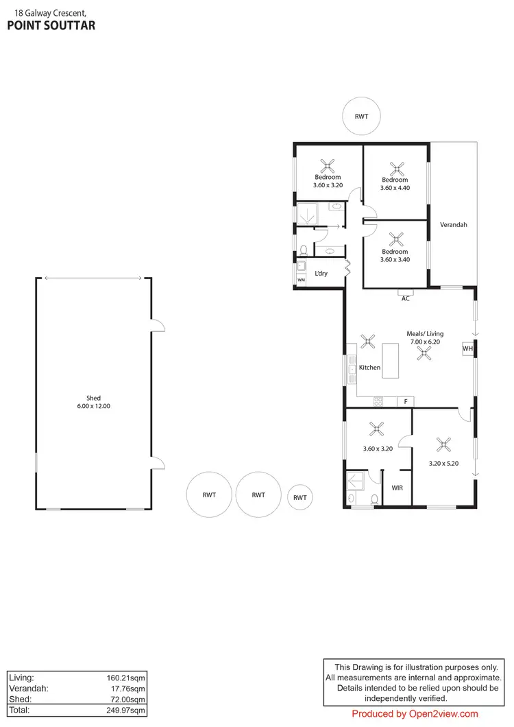 Floorplan of Homely house listing, 18 Galway Crescent, Point Souttar SA 5577