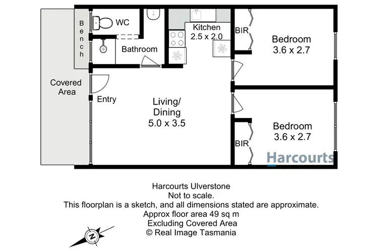 Floorplan of Homely unit listing, 5/52 Lethborg Avenue, Turners Beach TAS 7315