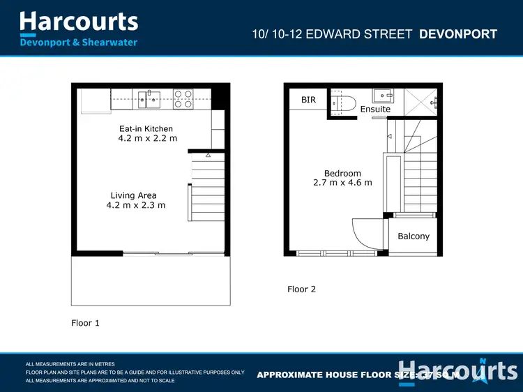 Floorplan of Homely unit listing, 10/10-12 Edward Street, Devonport TAS 7310