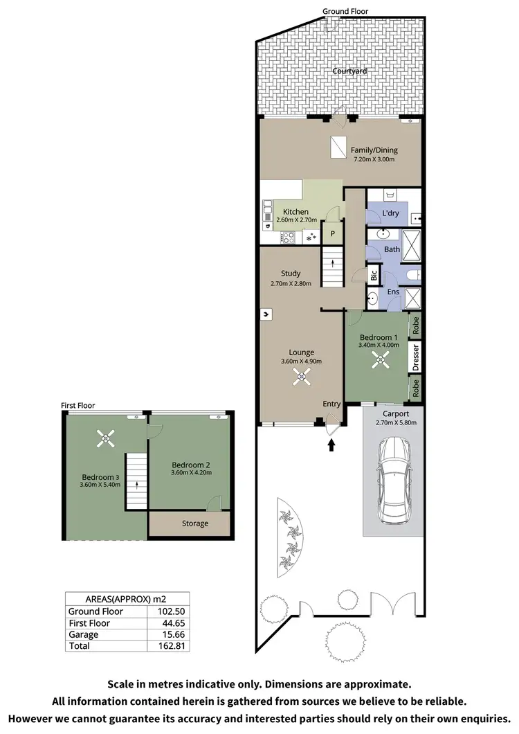 Floorplan of Homely unit listing, 2/1 Wellington Terrace, Fullarton SA 5063