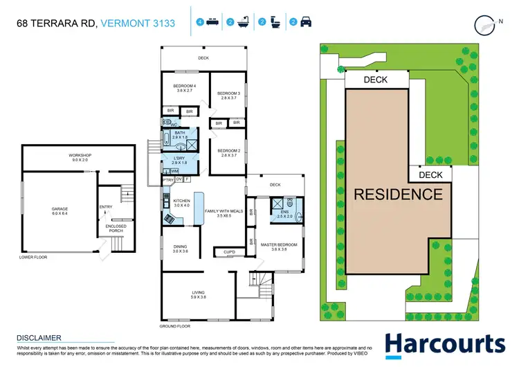 Floorplan of Homely house listing, 68 Terrara Road, Vermont VIC 3133