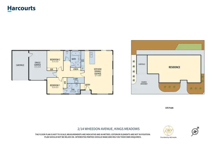Floorplan of Homely unit listing, 2/14a Weedon Avenue, South Launceston TAS 7249