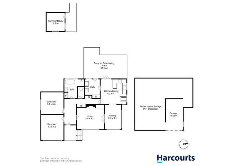 Floorplan of Homely house listing, 10 Giblin Street, Lenah Valley TAS 7008