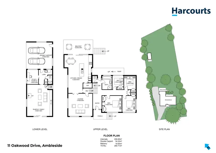 Floorplan of Homely house listing, 11 Oakwood Drive, Ambleside TAS 7310