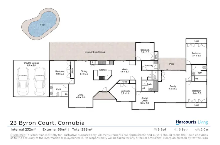 Floorplan of Homely house listing, 23 Byron Court, Cornubia QLD 4130