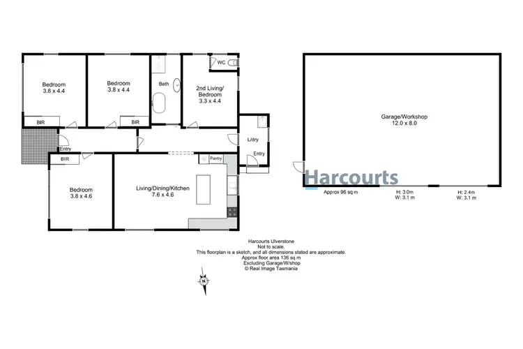 Floorplan of Homely house listing, 40 James Street, Ulverstone TAS 7315