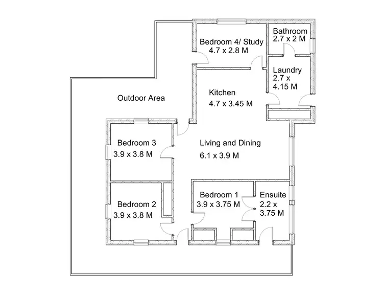 Floorplan of Homely house listing, 319 Wyreema Cambooya Road, Cambooya QLD 4358