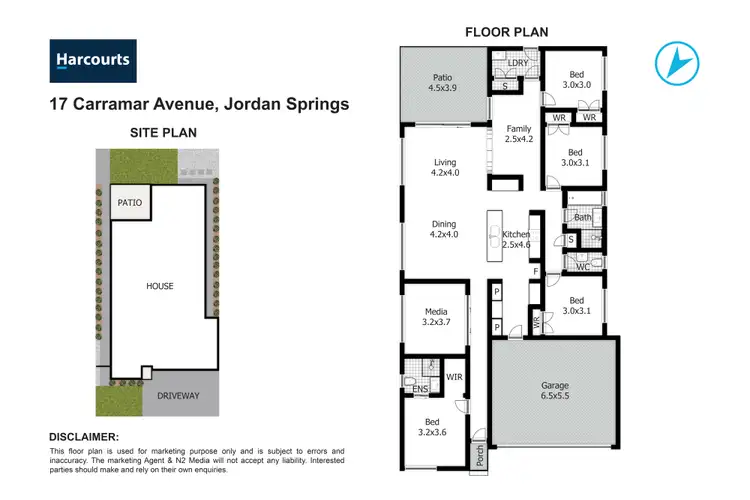 Floorplan of Homely house listing, 17 Carramar Avenue, Jordan Springs NSW 2747