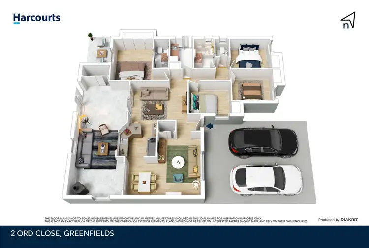 Floorplan of Homely house listing, 2 Ord Close, Greenfields WA 6210