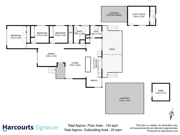 Floorplan of Homely house listing, 30 Astor Drive, Geilston Bay TAS 7015