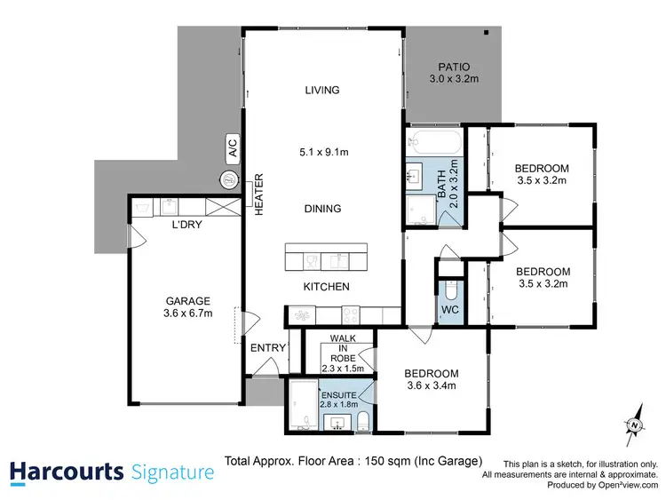 Floorplan of Homely unit listing, 1 & 2/9 Venerable Drive, Rokeby TAS 7019