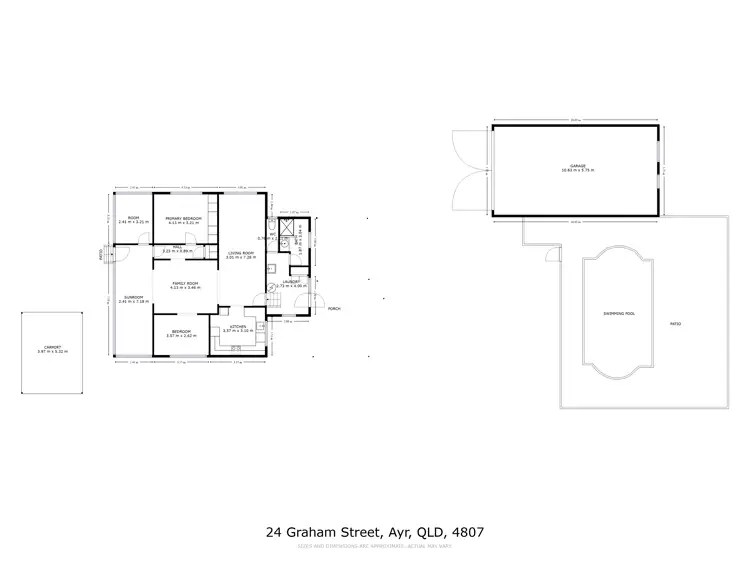 Floorplan of Homely house listing, 24 Graham Street, Ayr QLD 4807