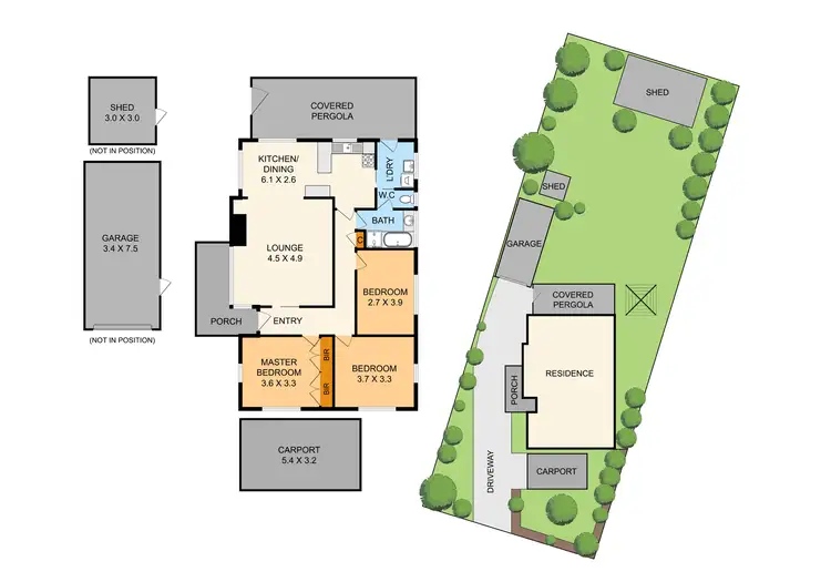 Floorplan of Homely house listing, 4 Cockerell Street, Ferntree Gully VIC 3156