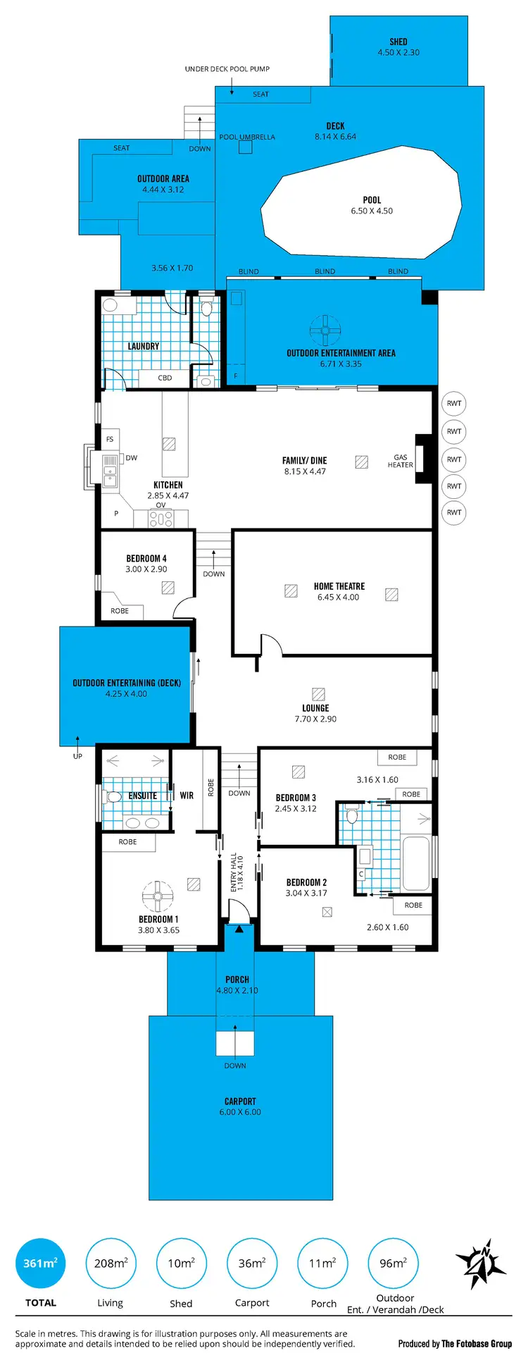 Floorplan of Homely house listing, 17 Heather Drive, Coromandel Valley SA 5051
