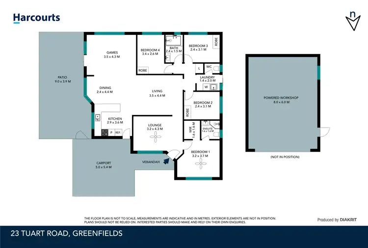 Floorplan of Homely house listing, 23 Tuart Road, Greenfields WA 6210