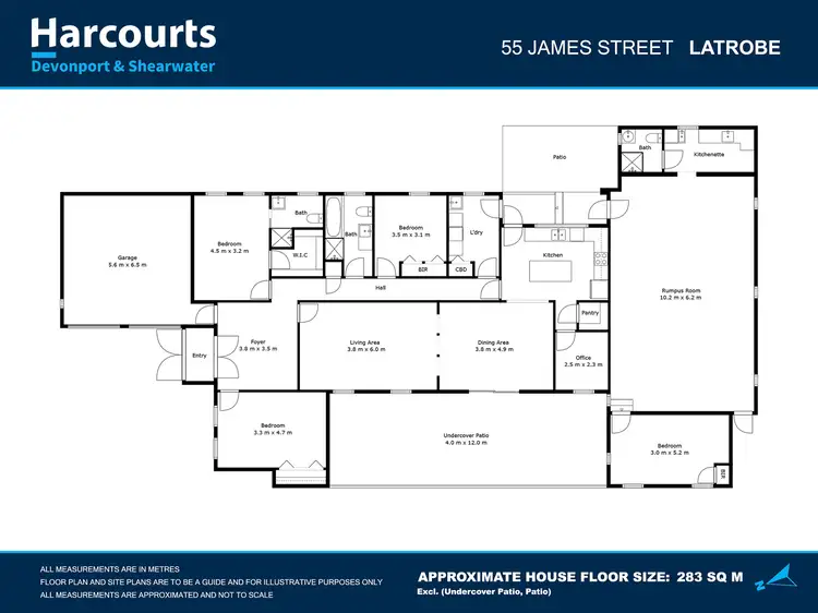 Floorplan of Homely house listing, 55 James Street, Latrobe TAS 7307