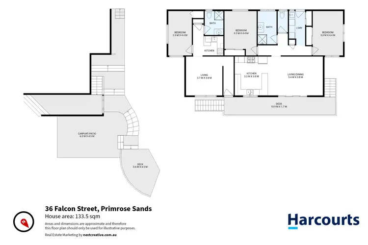 Floorplan of Homely house listing, 36 Falcon Street, Primrose Sands TAS 7173