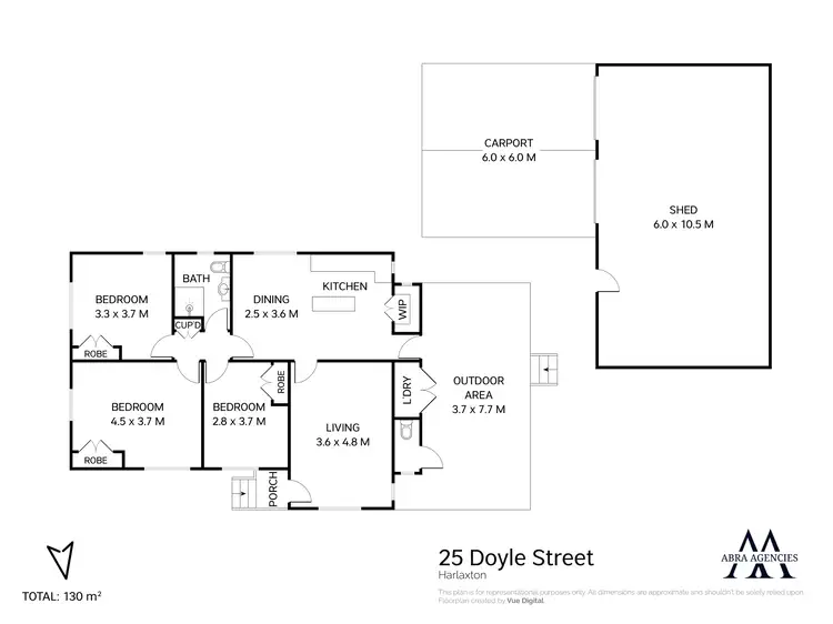 Floorplan of Homely house listing, 25 Doyle Street, Harlaxton QLD 4350