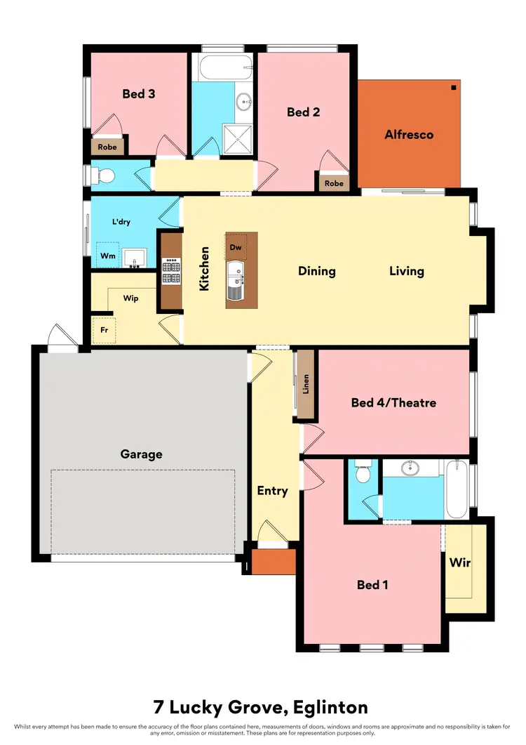 Floorplan of Homely house listing, 7 Lucky Grove, Eglinton WA 6034