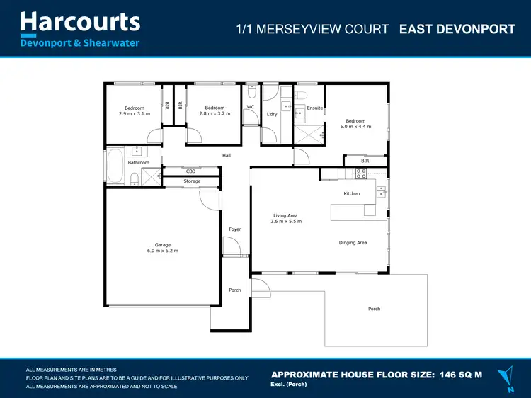 Floorplan of Homely house listing, 1 Merseyview Court, East Devonport TAS 7310