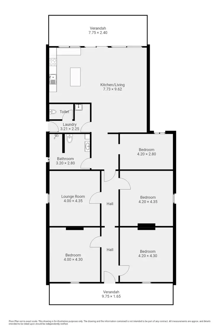 Floorplan of Homely house listing, 23 Victoria Street, Peterborough SA 5422
