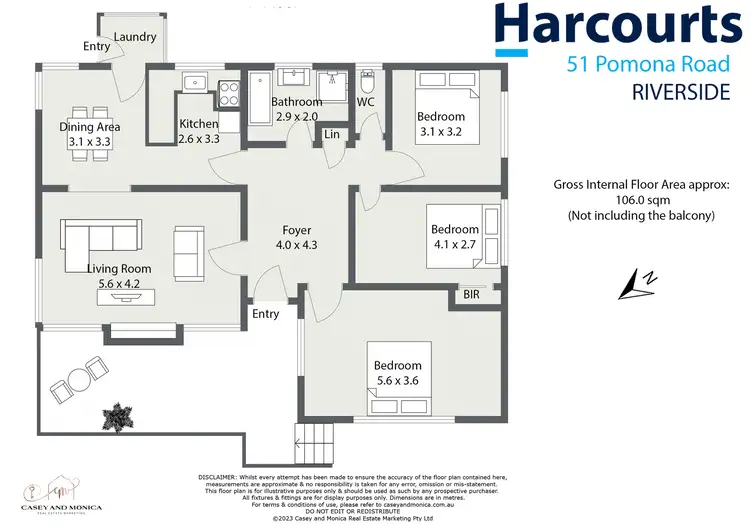 Floorplan of Homely house listing, 51 Pomona Road, Riverside TAS 7250