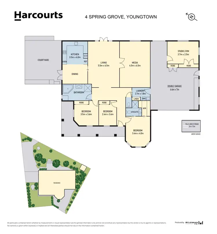 Floorplan of Homely house listing, 4 Spring Grove, Youngtown TAS 7249