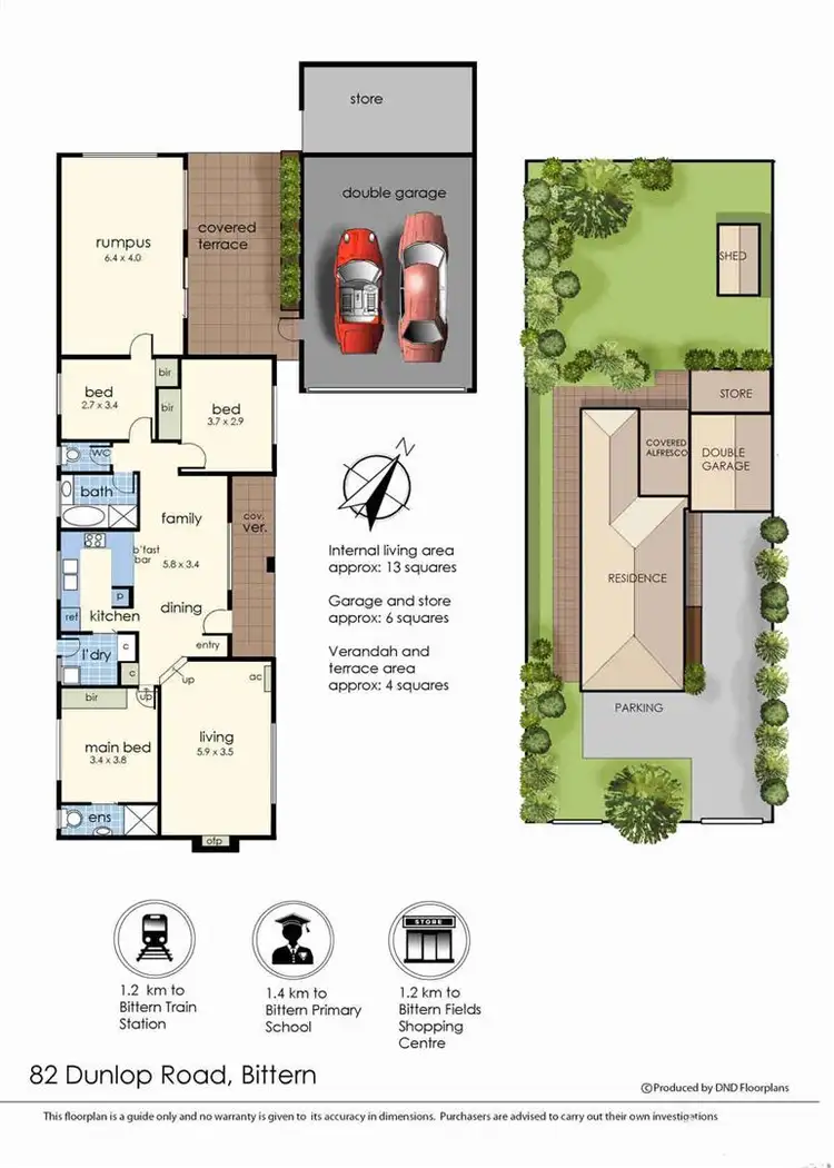 Floorplan of Homely house listing, 82 Dunlop Road, Bittern VIC 3918