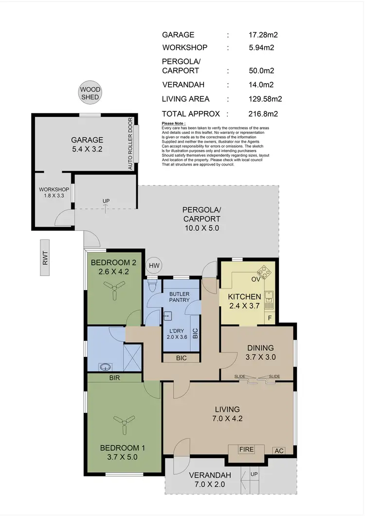 Floorplan of Homely house listing, 53 Clara Street, Murray Bridge SA 5253