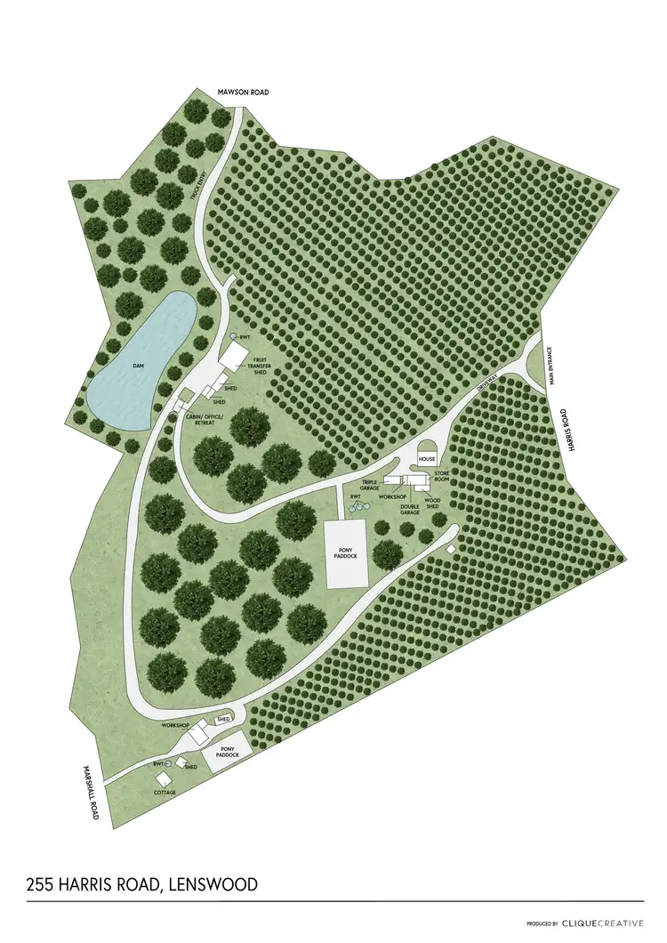 Floorplan of Homely rural property listing, 255 Harris Road, Lenswood SA 5240