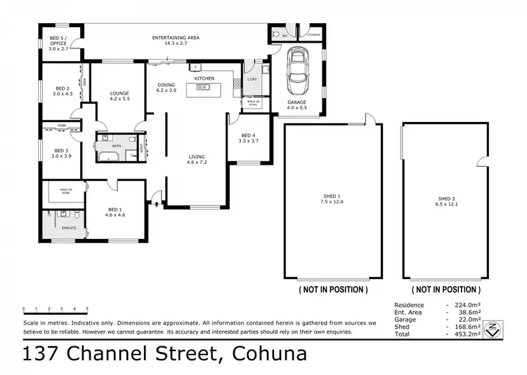 Floorplan of Homely house listing, 137 Channel Street, Cohuna VIC 3568