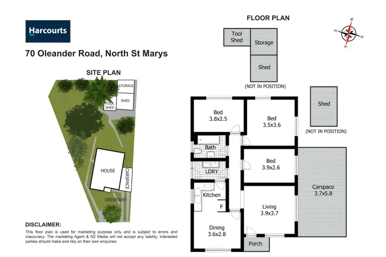 Floorplan of Homely house listing, 70 Oleander Road, North St Marys NSW 2760