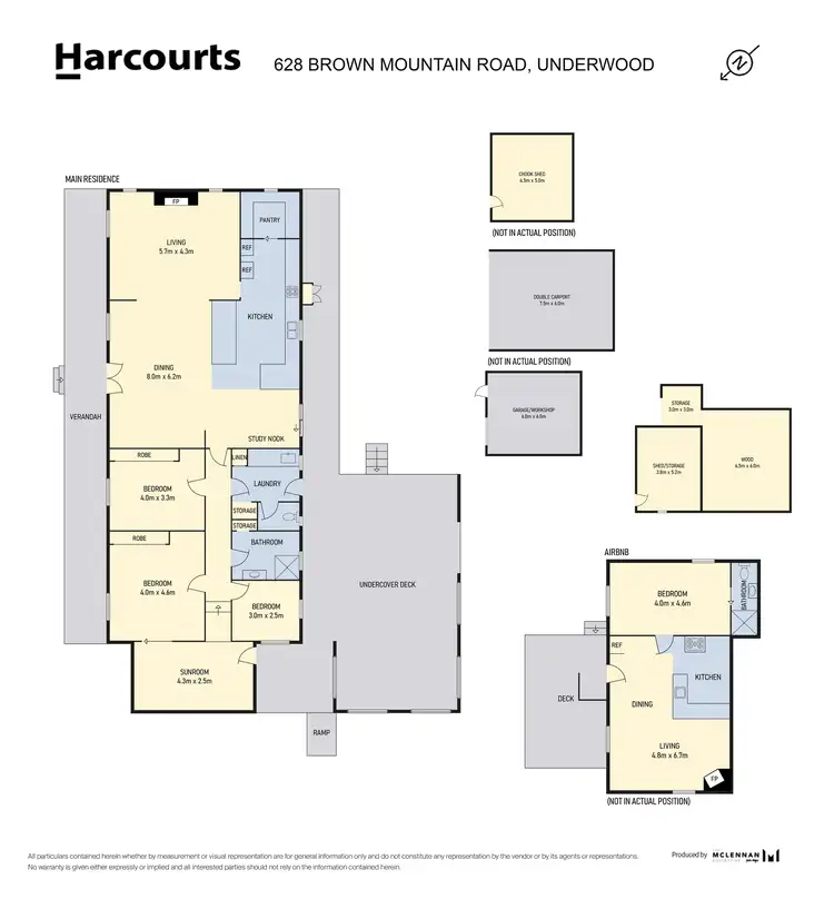 Floorplan of Homely house listing, 620-628 Brown Mountain Road, Underwood TAS 7268