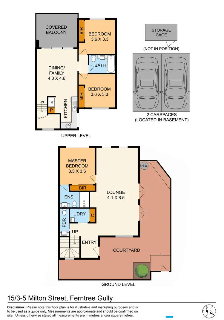 Floorplan of Homely house listing, 15/3-5 Milton Street, Ferntree Gully VIC 3156