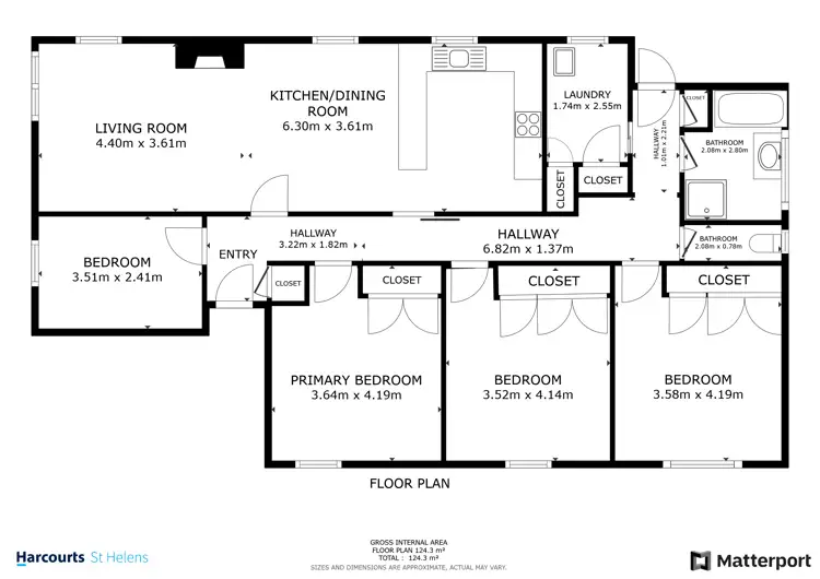 Floorplan of Homely house listing, 39 Gray Road, St Marys TAS 7215