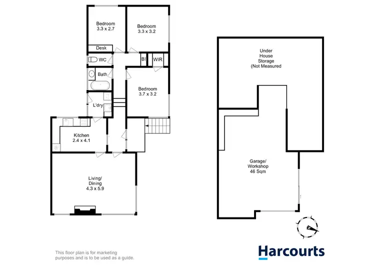 Floorplan of Homely house listing, 3 Kingswood Crescent, Berriedale TAS 7011
