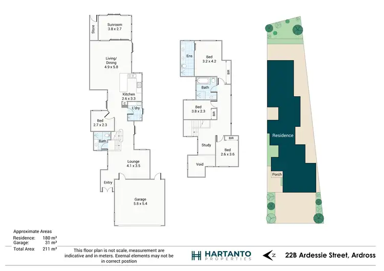 Floorplan of Homely house listing, 22B Ardessie Street, Ardross WA 6153